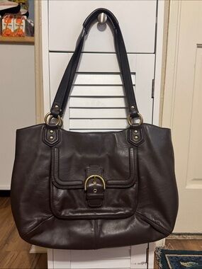 Vintage Coach Campbell Belle Carryall Shoulder Bag